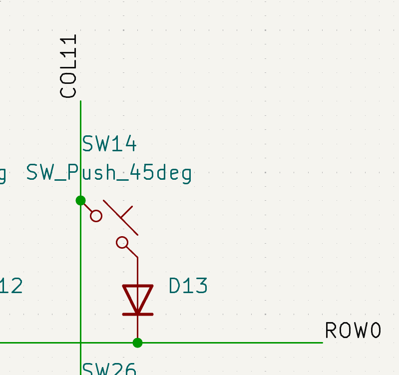 Draw the matrix with labels, not wires