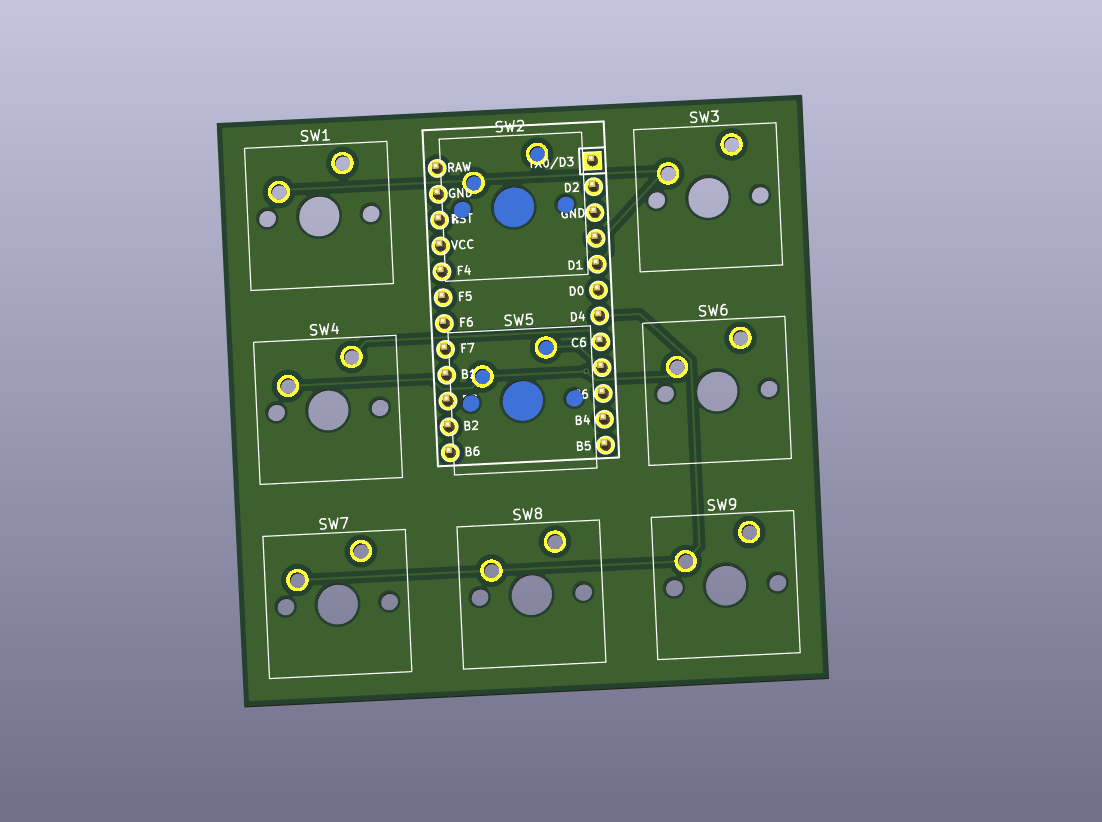 MonkiiPad3x3 PCB